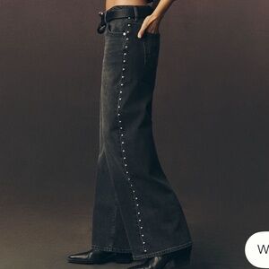 AG Jeans Adria High Rise Wide Leg Jean in Immensity